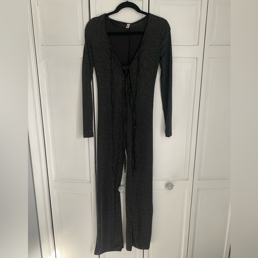 Sparkly black womens catsuit from shop Babes (size M/L)